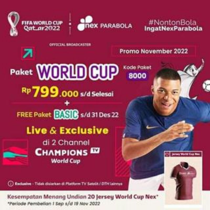 Paket Piala Dunia Qatar 2022 Termurah