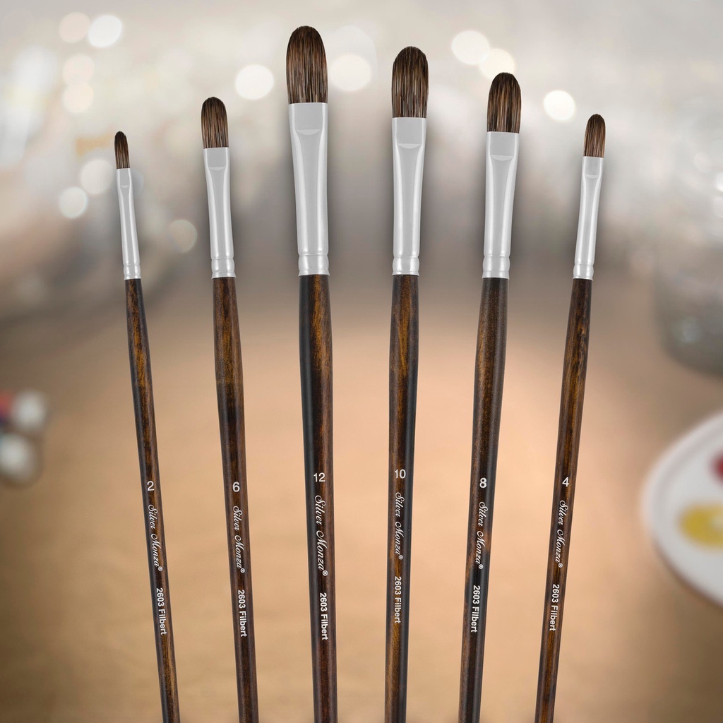 Silver Brush Monza® 2603 Filbert LH