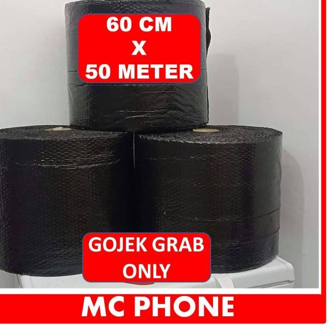 

BUBBLE WRAP ROLL 60CM X 50 METER BUBLE WRAP - Hitam Ekonomis