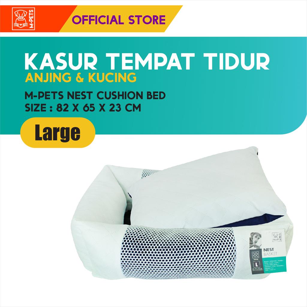 M-Pets Nest Cushion Size L / Kasur Tempat Tidur Kucing Anjing