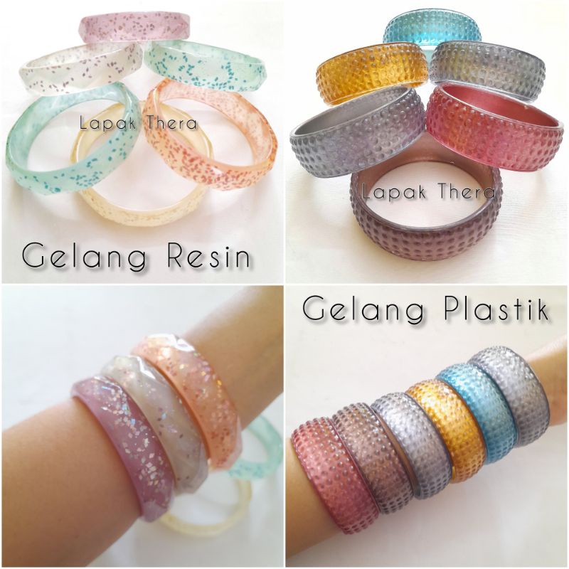 Gelang Plastik Gelang Resin