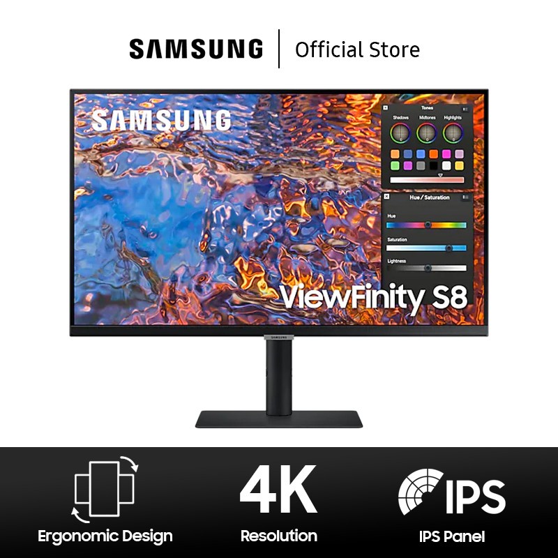 LS32B800PXUXXD LED Monitor 32&quot; SAMSUNG 32 inch LS32B800 S80PB IPS 4K UHD HDR600 USB-C VERTIKAL Garansi Resmi ORIGINAL 100%