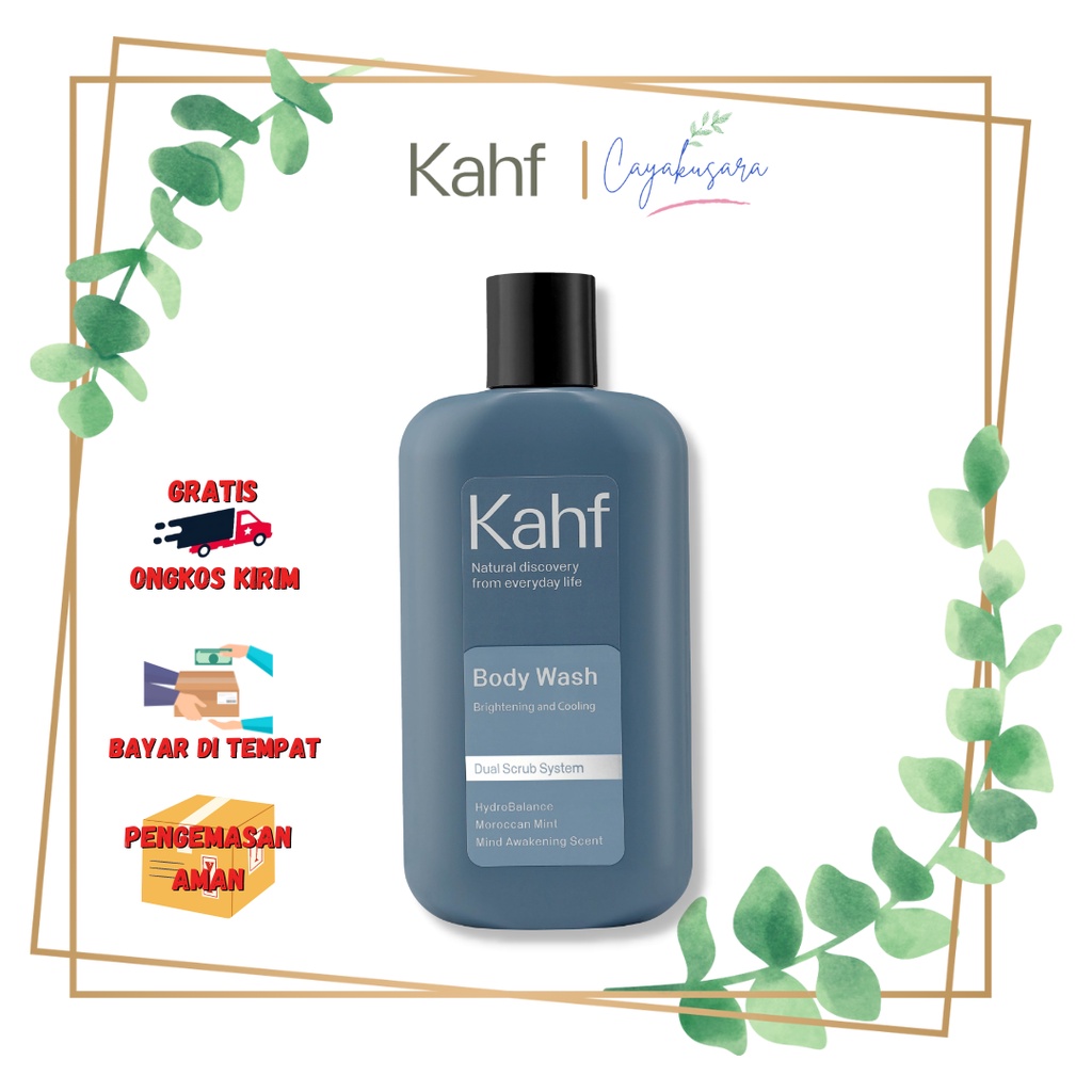 Jual Kahf Brightening and Cooling Body Wash 200 ml Sabun Mandi Pria Shopee Indonesia