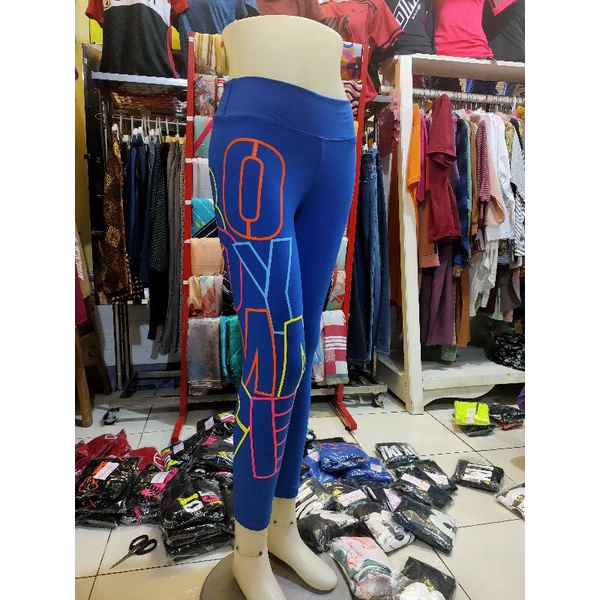 Legging senam BOIM biru