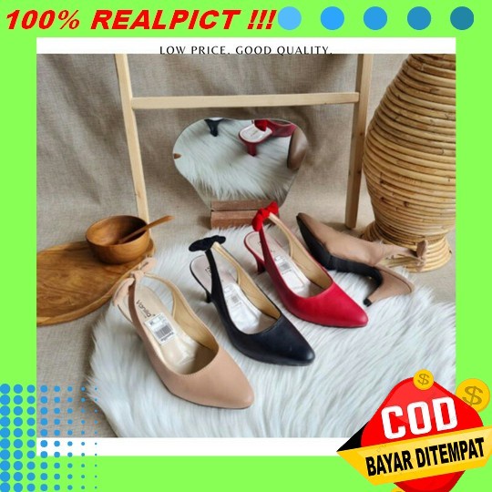 Big Size 36-42 Sandal Pesta Remaja Hak Tinggi Wanita Kekinian High Heels Pesta Heels Import Premium 