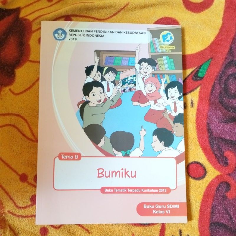 ORIGINAL BUKU GURU TEMA 8 BUMIKU KELAS 6 SD
