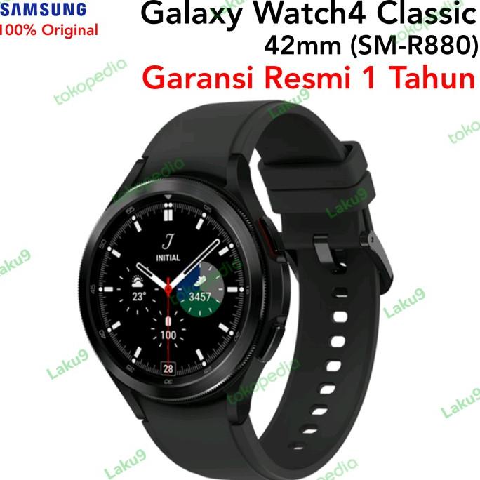 Samsung Galaxy Watch 4 Classic 42mm Garansi Resmi Watch4 Stainless Jam