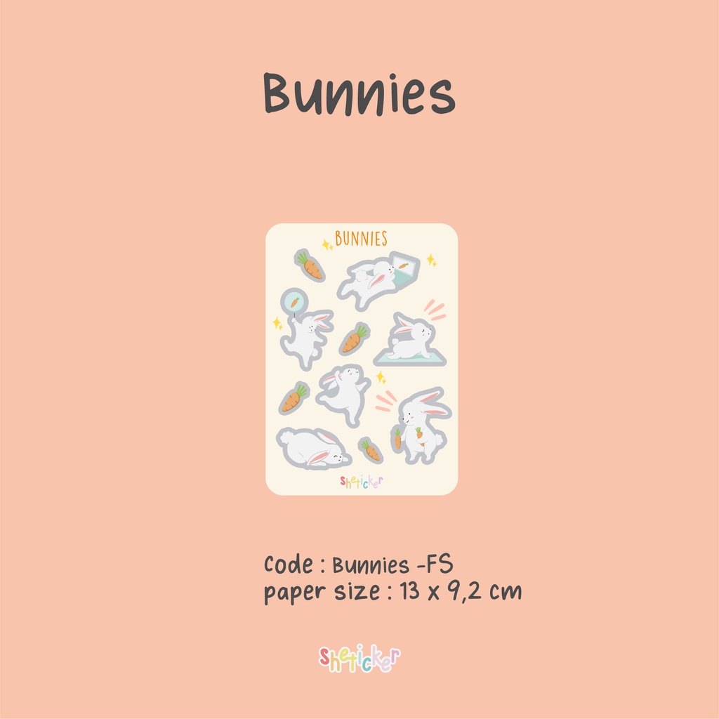 

Bunnies Fun Sticker