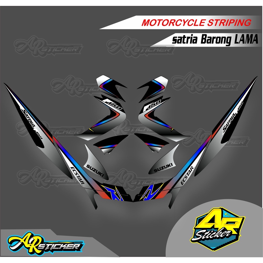 striping satria fu - striping satria fu barong - stiker satria fu - striping fu barong