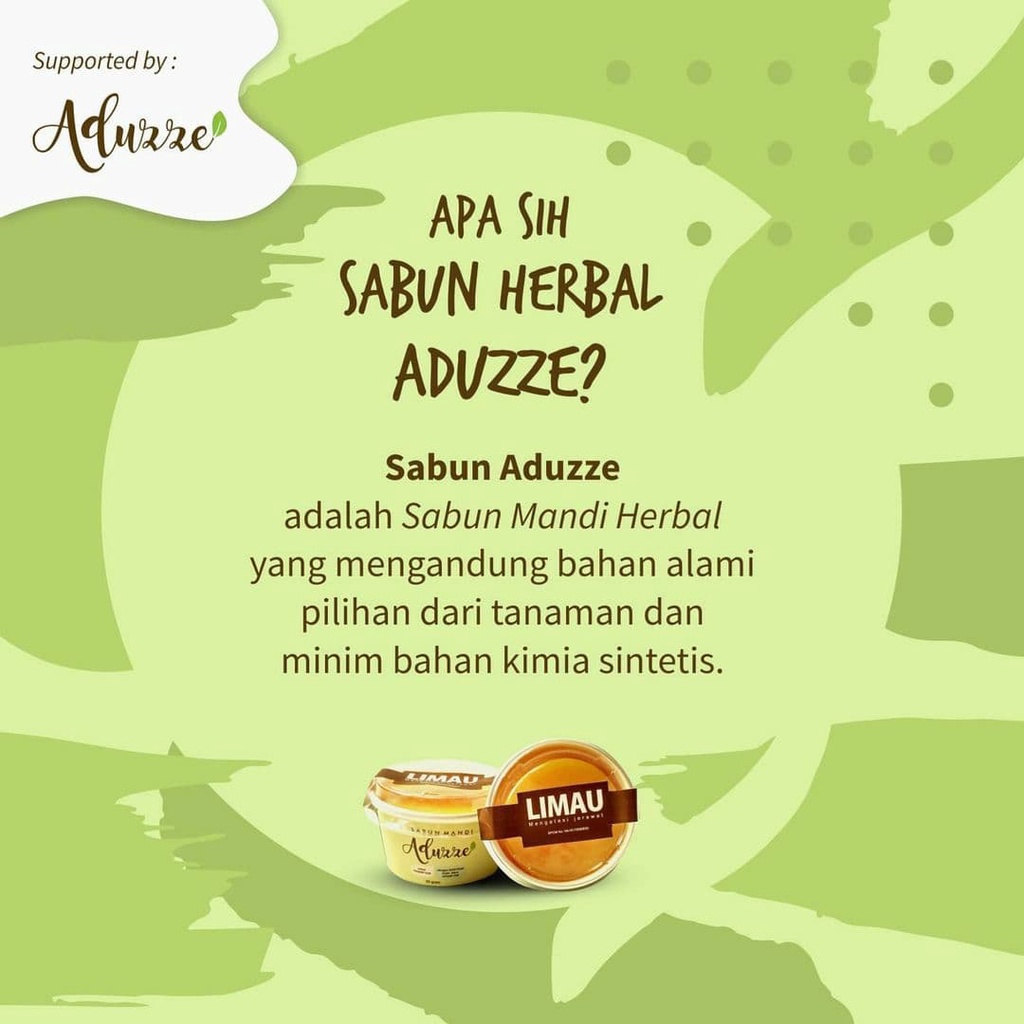 Sabun Herbal SUSU Aduzze Melembabkan Halus Cerah Perawatan Kulit - Original isi 50 Gram