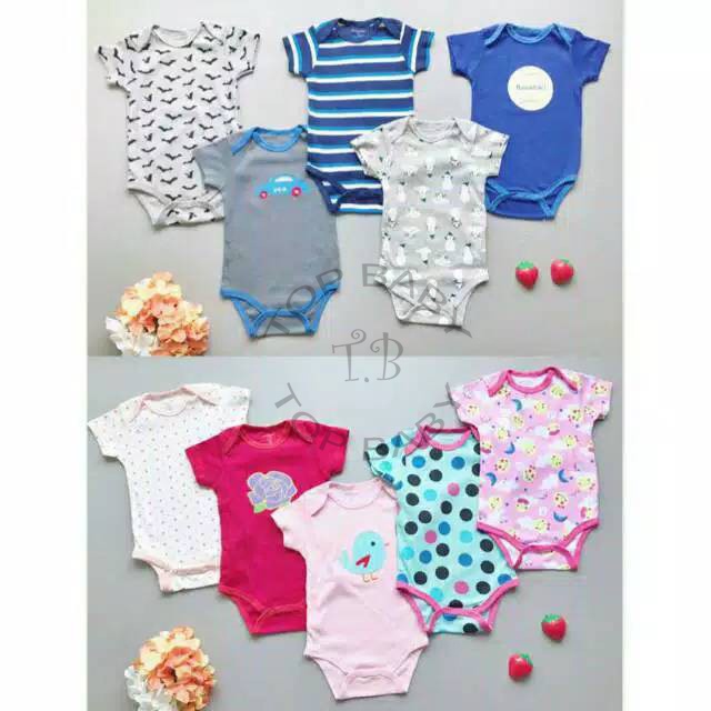 Baju Bayi 1 Pcs Jumper Pendek / Jumper Panjang / Romper - PCS1214