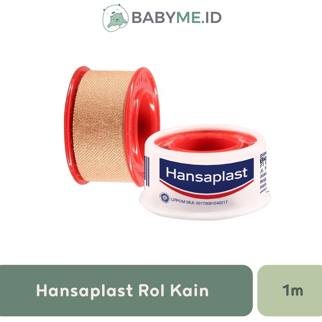 Hansaplast Kain Roll Plester Luka 1.25cm x 1m