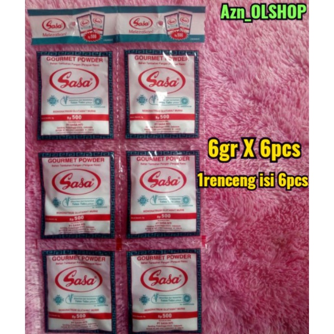 

Sasa penyedap rasa kemasan renceng 6pcs X 6gr