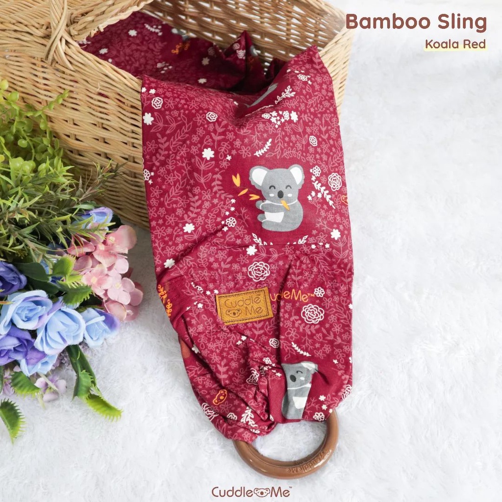 (ORI)Bamboo Sling Cuddleme | Gendongan Sling | Gendongan Bayi | Gendongan Praktis