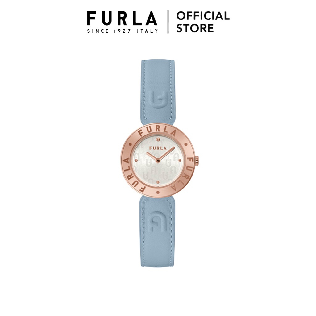 FURLA Essential Rose Gold Tone Case Silver Dial Watch