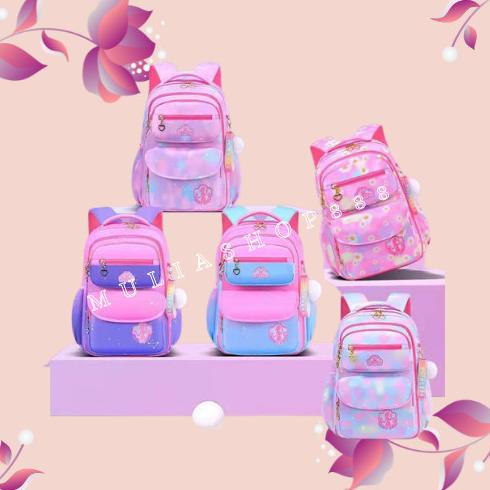 M001 Ransel Tas Anak Sekolah Perempuan Backpack Impor Tas Sekolah Tas