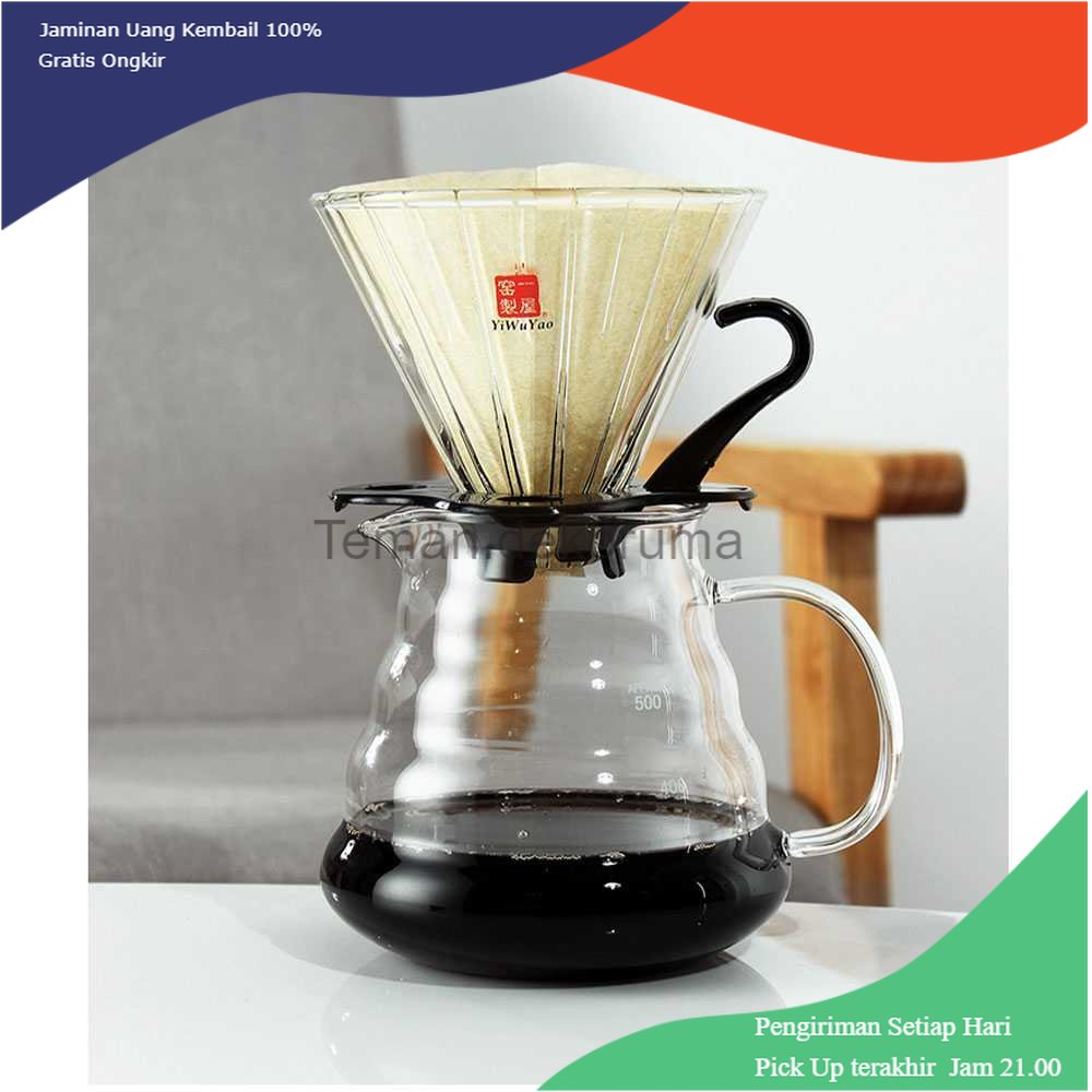 TD - PR One Two Cups Kertas Filter Kopi Espresso V60 Coffee 1-2 Serving 100PCS - V01