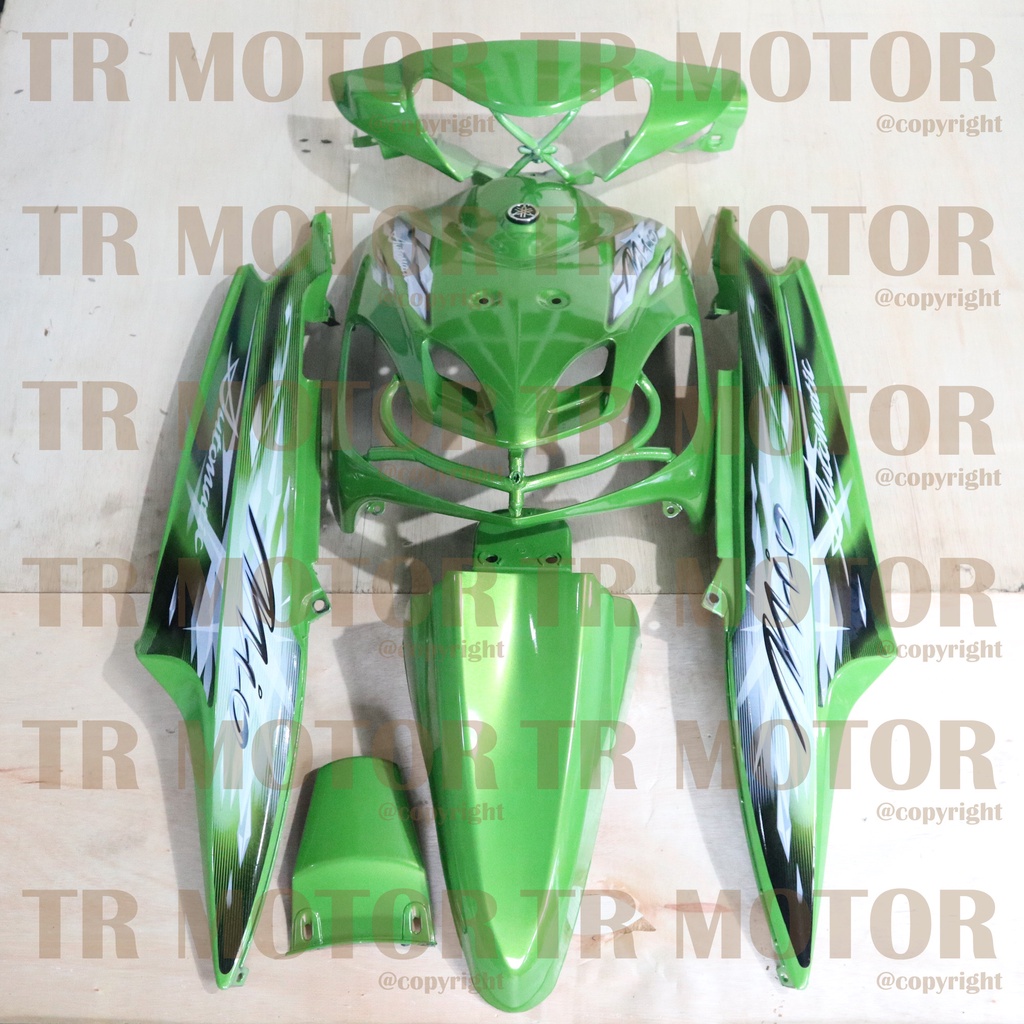 Body Mio Sporty Full Set 2009 Hijau Body Halus Mio Sporty Mio New