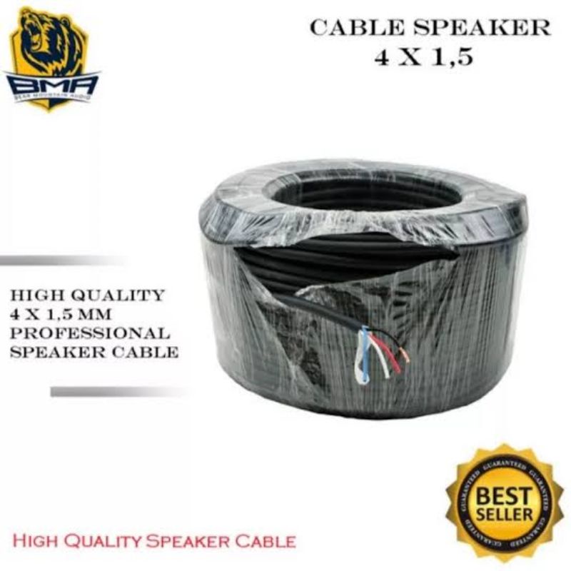 Kabel speaker BMA 4x1,5mm per meter