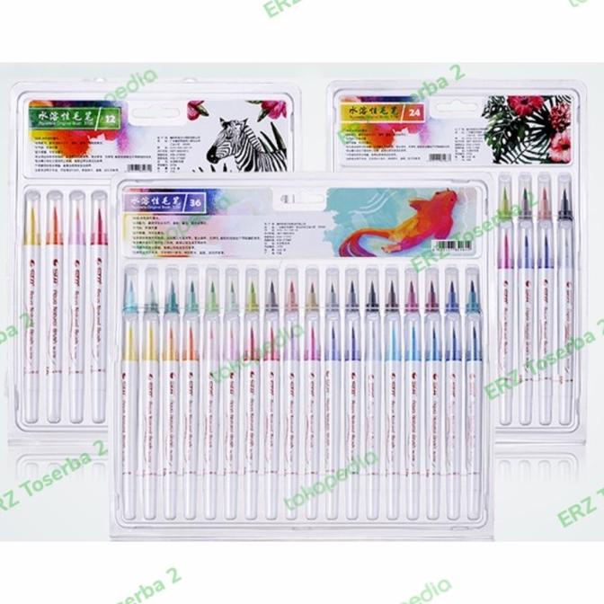 

STA Aqua Natural Brush Pen Watercolor Brushpen 24 36 48 clr