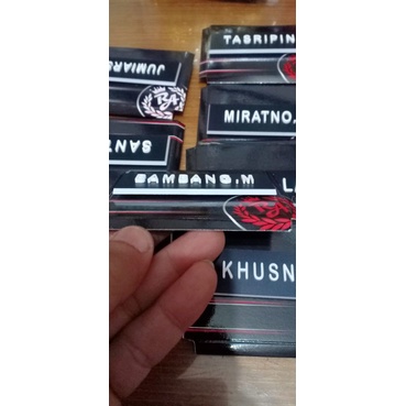 

NAME TAG/ PAPAN NAMA TIMBUL MAGNET