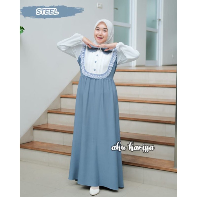 Gamis Murah Kekinian Maya Dress Original by Aku Karissa Terbaru 2022