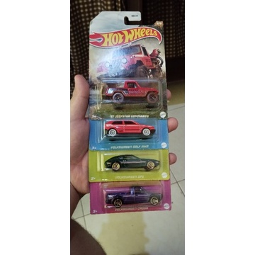 6 Hotwheels Beserta Protektor Blister