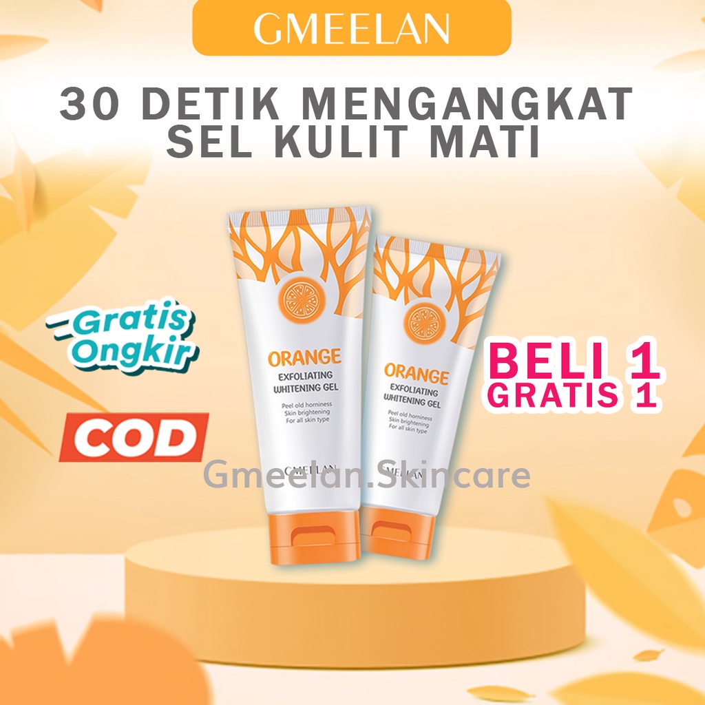 Jual Gmeelan Orange Exfoliating Whitening Gel 50g Eksfoliasi Peeling