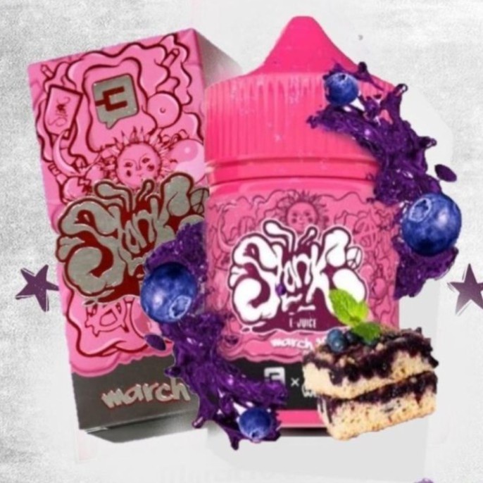 SLANK V2 MARCH10 GLAZED CRUMBEL BLUEBERRY 60ML Liquid Authentic By Slank