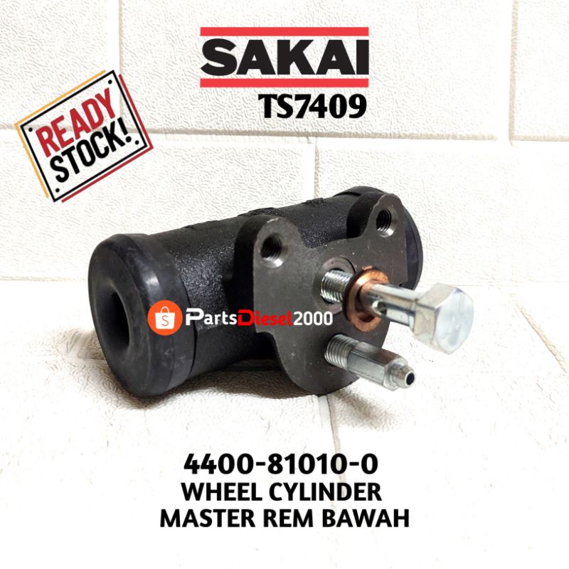 WHEEL CYLINDER BRAKE BLOK BAK MASTER REM BAWAH PTR SAKAI TS7409 TR7409 TS 7409 TR 7409 TS200 4400-81
