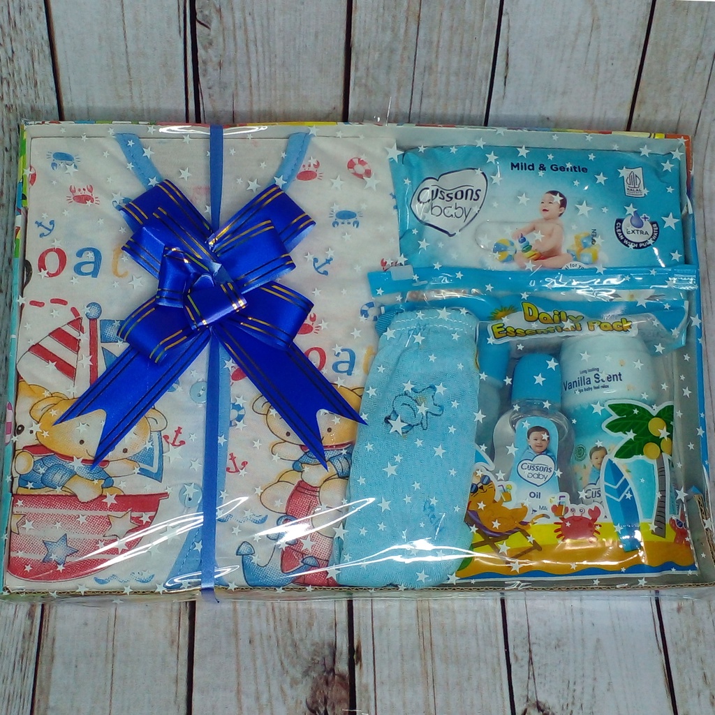 COD / Kado Jenguk bayi / Kado Lahiran / Paket Kado Bayi Newborn / Baby Gift Box plus Setelan Bayi / Parcel Bayi / Hadiah Bayi / Hampers bayi / Zafka Store