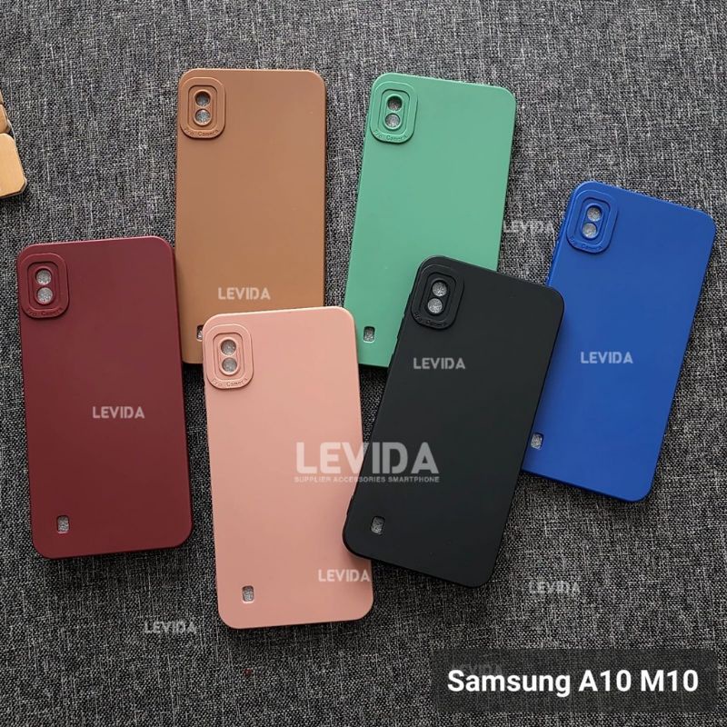 Softcase Pelindung Camera SAMSUNG A10/M10 Case Macaron Pro Camera