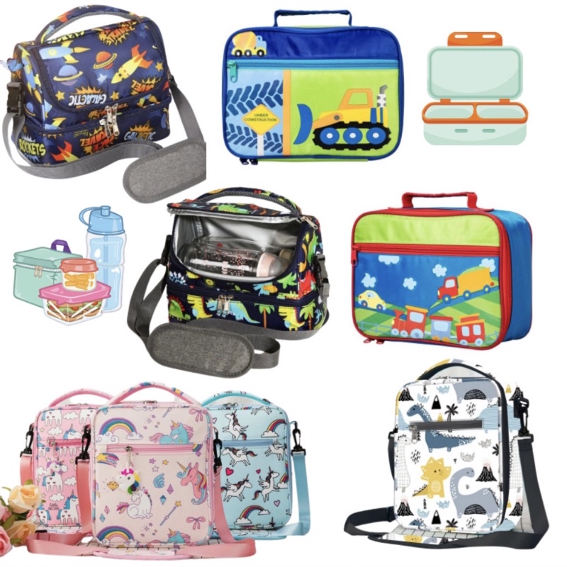 ISOLATED LUNCH BAG BENTO BOX BAG TAS BEKAL ANAK TAHAN PANAS