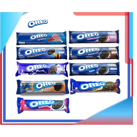 

[TM5] Oreo Sandwich Chocolate Red Velvet Strawberry Ice Cream Blueberry Peanut Butter 119.6gr