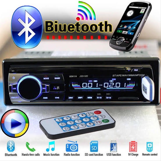 Taffware Tape Mobil Bluetooth Audio Mobil USB Audio Radio Mobil