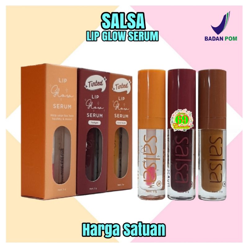 Jual LIP GLOW SERUM SALSA BPOM (SATUAN) | Shopee Indonesia