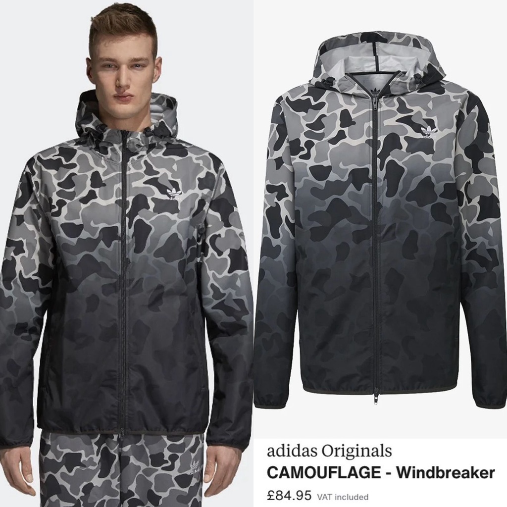 Adds windbreaker zip jacket