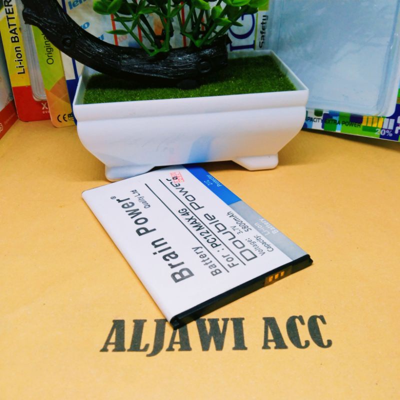 Baterai Bt Batre Battery Prince PC12 Max 4G Doubel Power Battery
