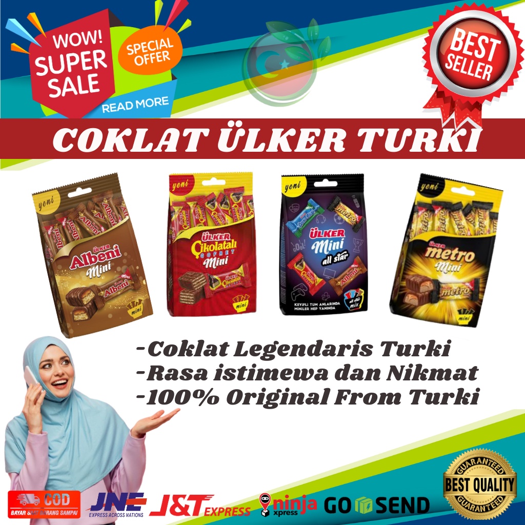 COKLAT MINI ULKER TURKI ENAK ALBENI GOFRET ALL STAR METRO TURKEY CHOCOLATE WAFER COKELAT ENAK DAN NIKMATTURKIYE