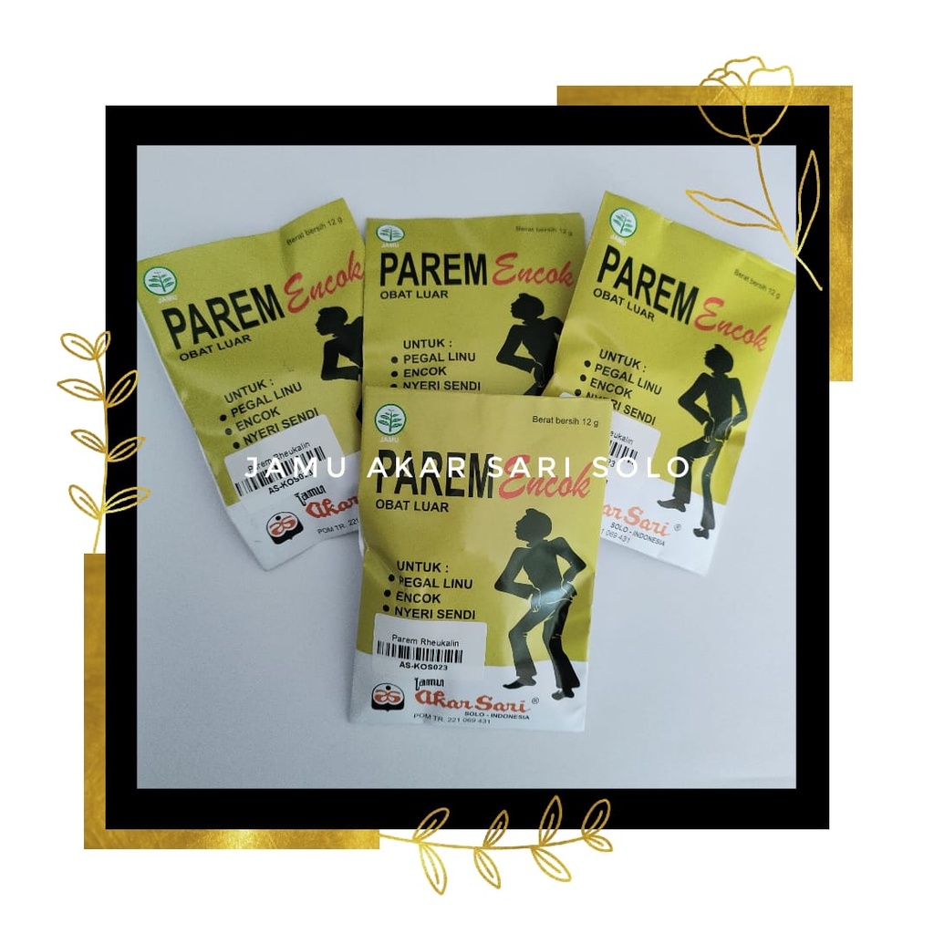 Jual Jamu Akar Sari - Parem Encok - Parem Rheukalin - Mengatasi Pegel ...