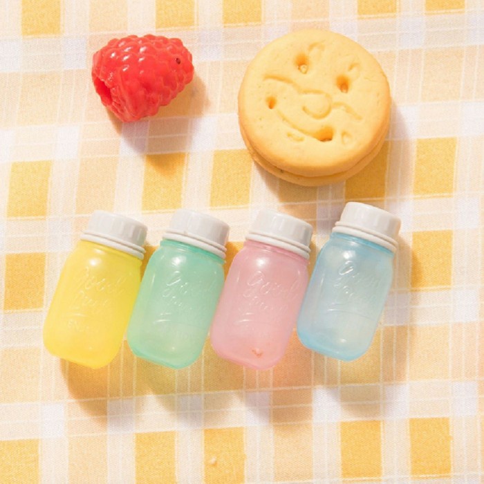 Tempat Saus Bento Model Botol Mini Jar Saos Kecap Oil Bumbu Set BS06