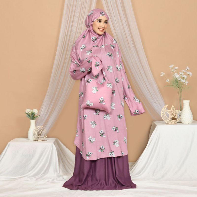 mukena tunik rayon bali