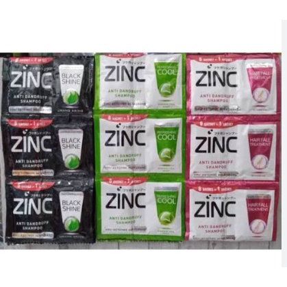 Zinc Shampo 1 Pcs 12 Ml