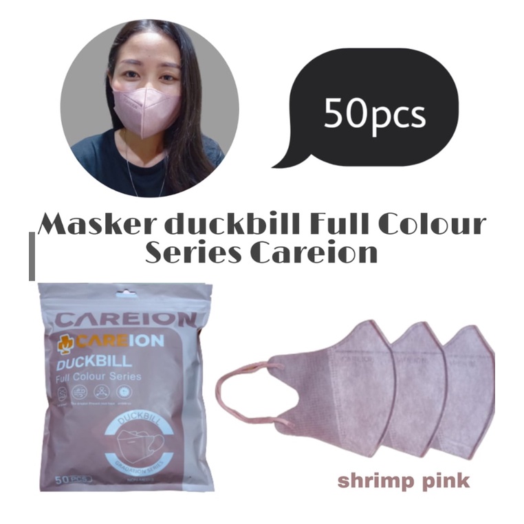 MASKER DUCKBILL CAREION WARNA 3PLY ISI 50 pics