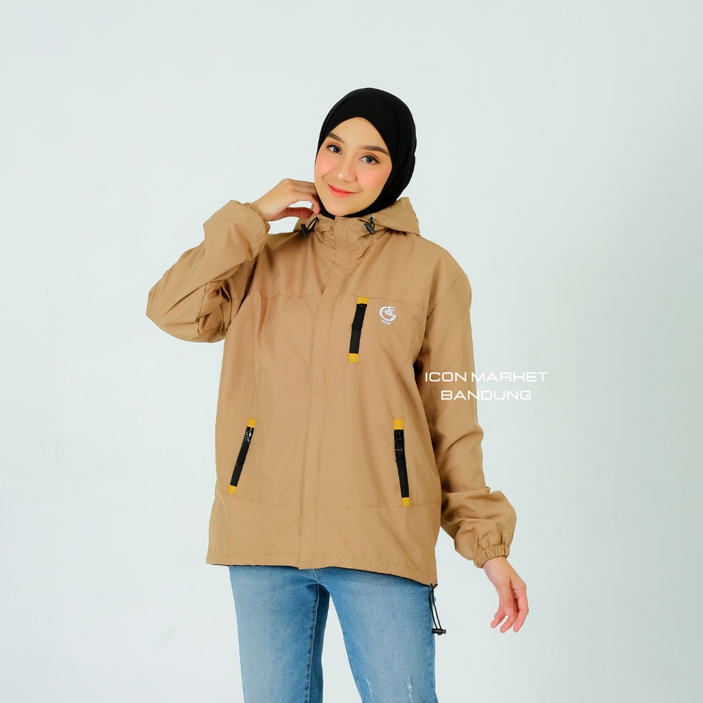 Jaket Couple Pria dan Wanita Waterproof Big size Original FCF / Jaket Couple Pasangan Tahan Air Size M L XL XXL