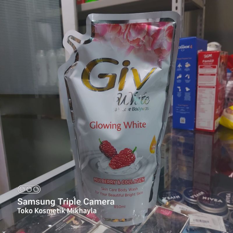 Giv Sabun mandi cair Mulberry & Collagen 850ml