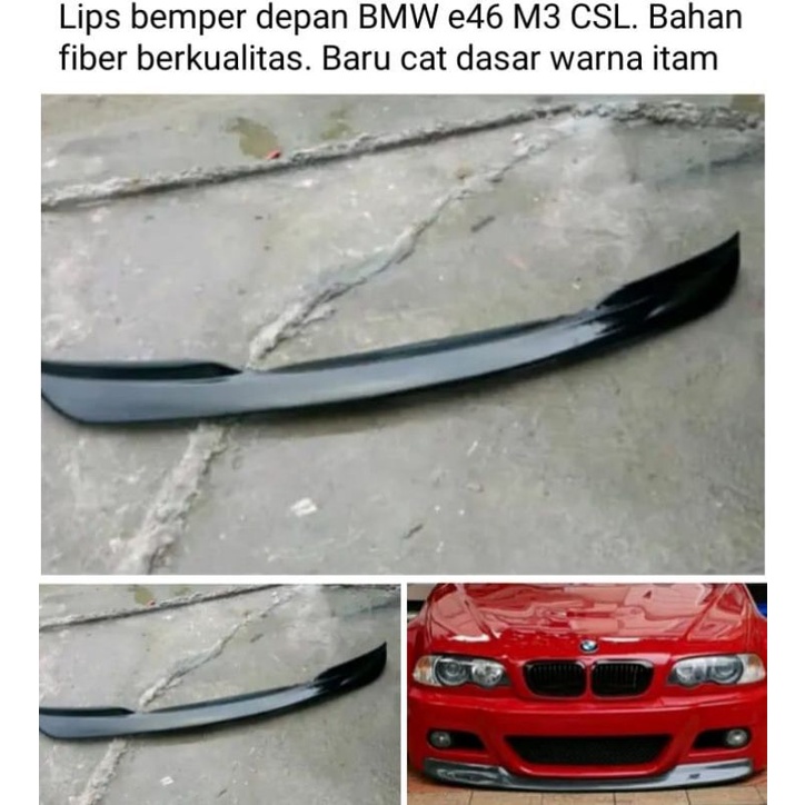 lips bemper depan BMW e46 M3 CSL