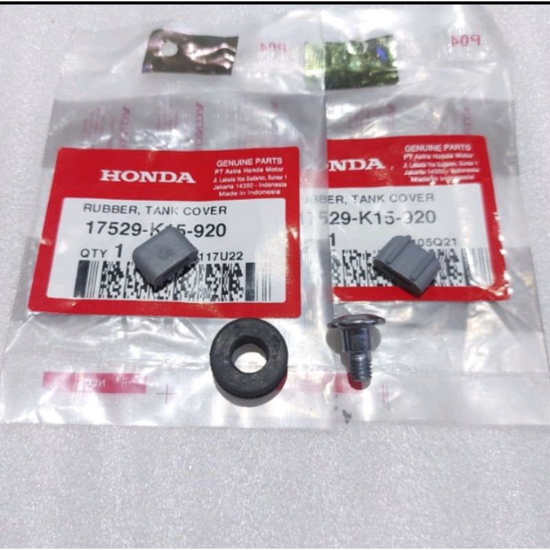 Baut set karet cover knalpot bagian belakang honda CRF 150 Original