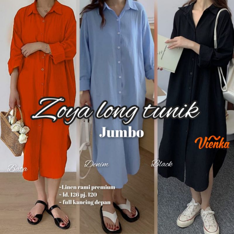 ZOYA LONG TUNIK JUMBO