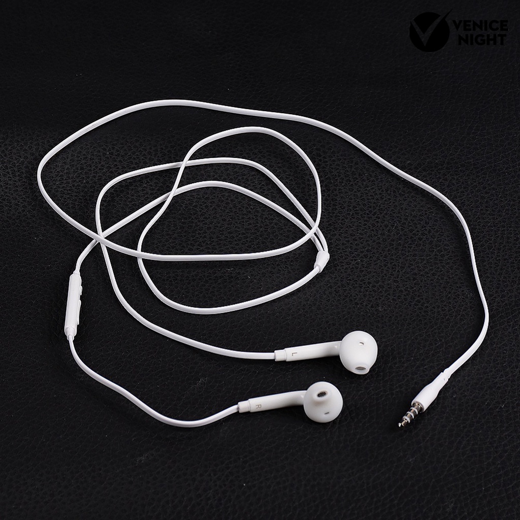 (VNEP) (Berkabel) Samsung Galaxy S6 Edge S7 3.5mm Earphone Kontrol Volume In-Ear dengan Mikrofon